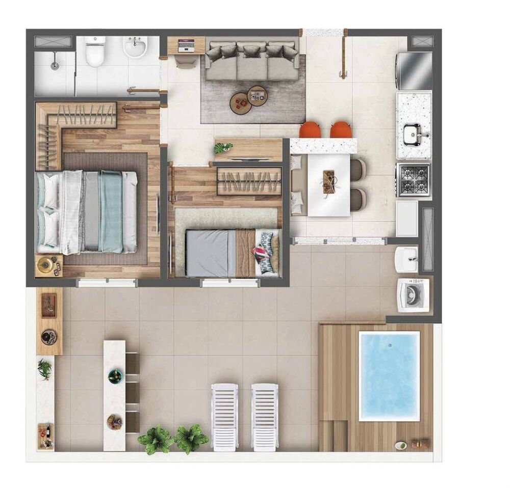 Apartamento, 2 quartos, 78 m² - Foto 8