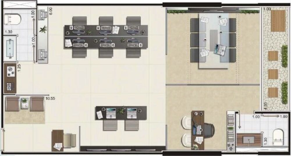 Sala-Conjunto, 66 m² - Foto 1