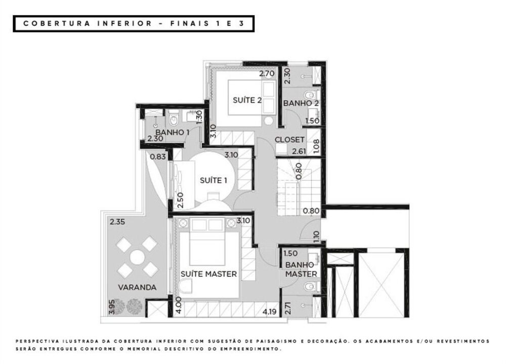 Apartamento, 2 quartos, 136 m² - Foto 2