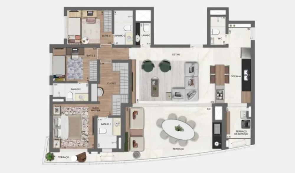Apartamento, 3 quartos, 180 m² - Foto 30