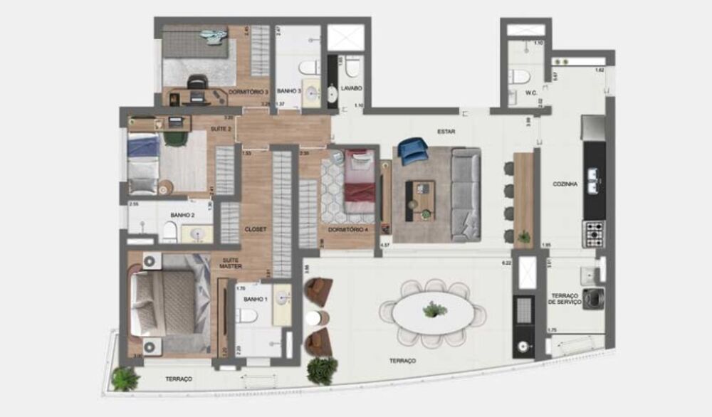 Apartamento, 3 quartos, 180 m² - Foto 11