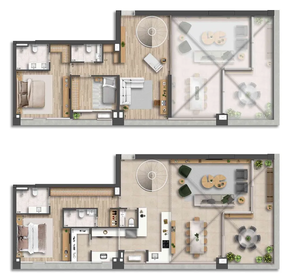 Cobertura, 2 quartos, 209 m² - Foto 12