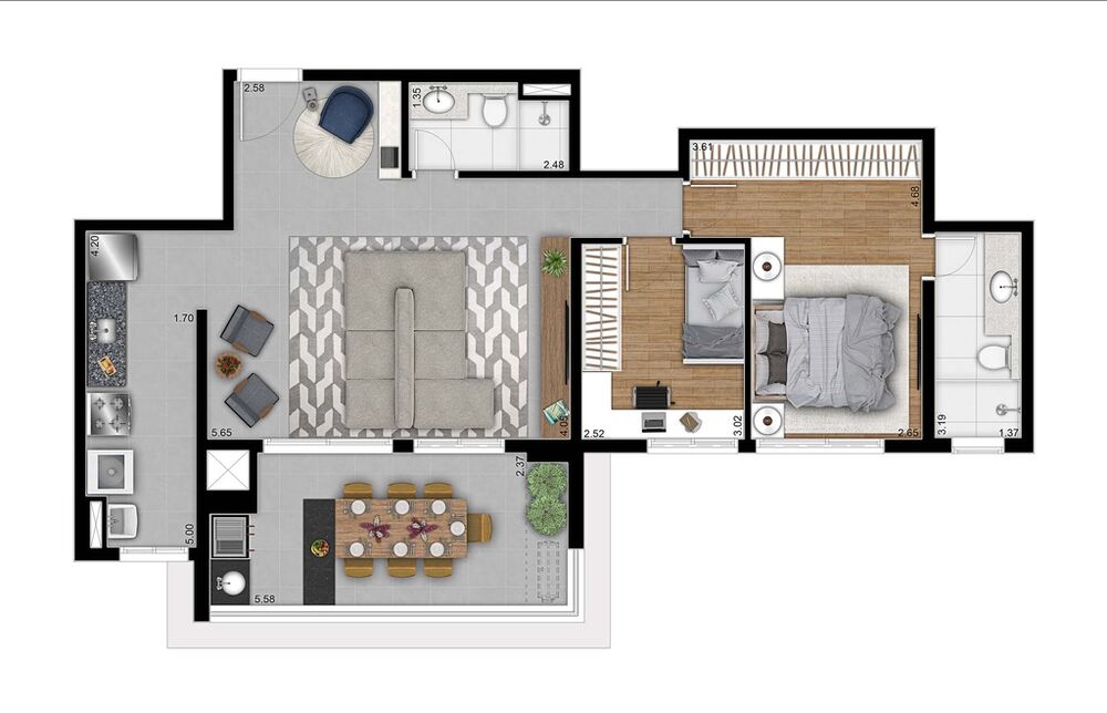 Apartamento, 3 quartos, 94 m² - Foto 8