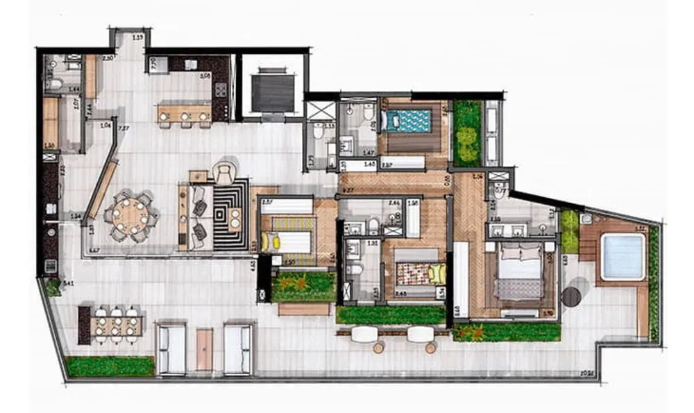 Apartamento, 4 quartos, 197 m² - Foto 15
