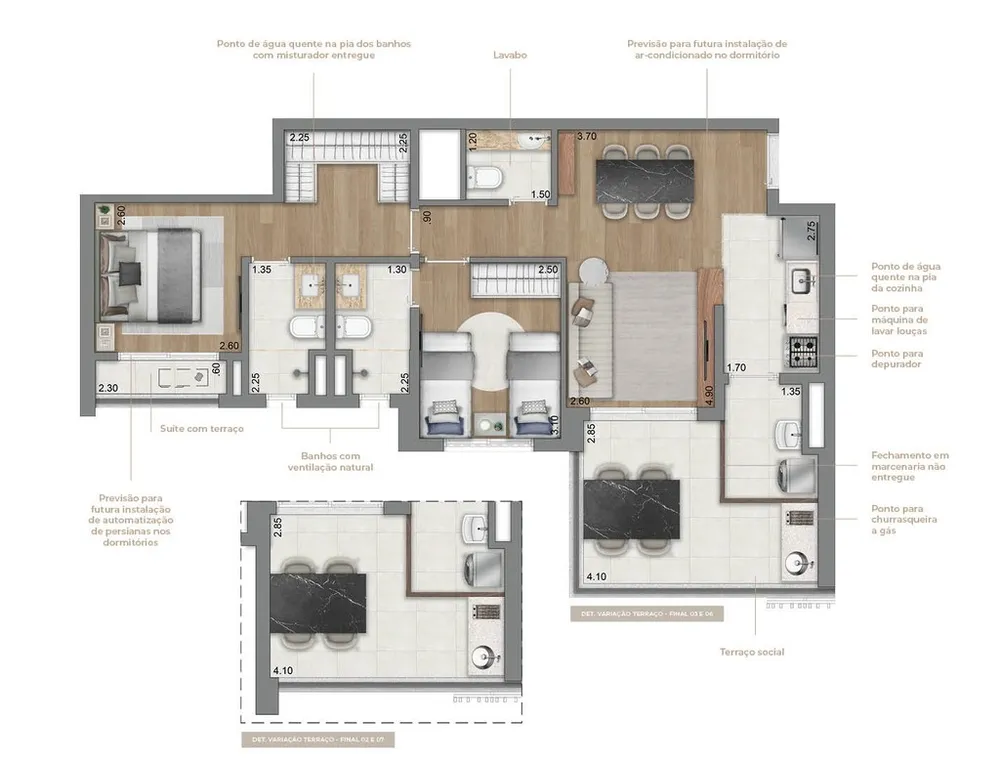 Apartamento, 2 quartos, 77 m² - Foto 10