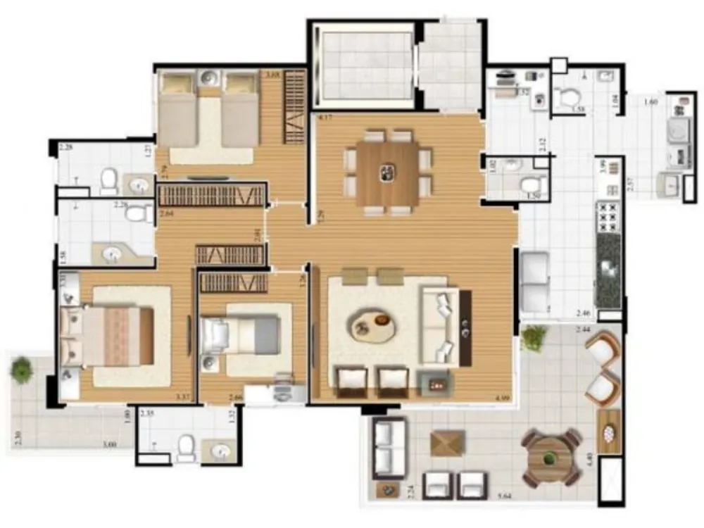 Apartamento, 3 quartos, 177 m² - Foto 10