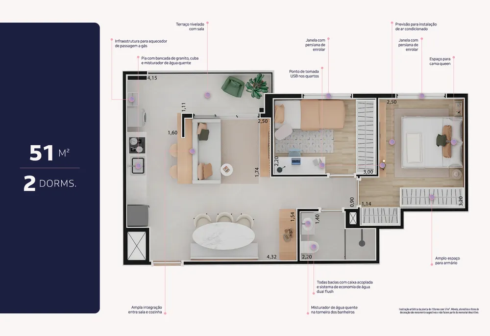 Cobertura, 2 quartos, 81 m² - Foto 11