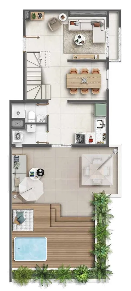Apartamento, 2 quartos, 60 m² - Foto 2
