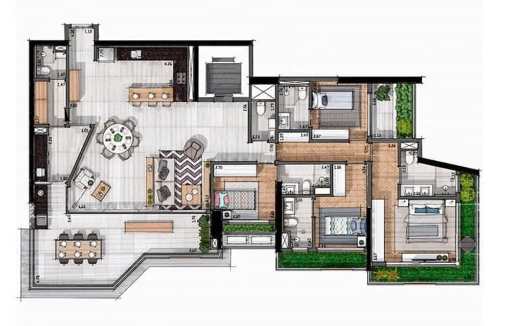 Apartamento, 4 quartos, 167 m² - Foto 6