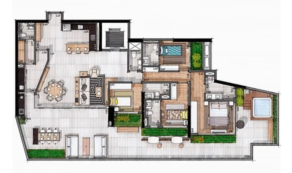 Apartamento, 4 quartos, 167 m² - Foto 12