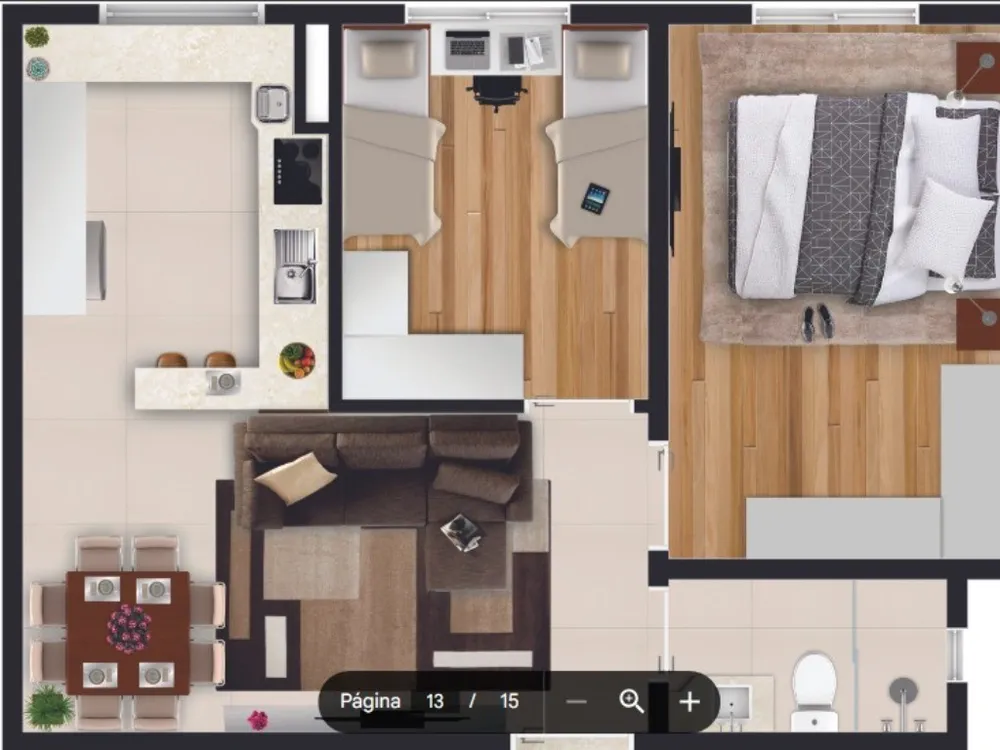 Apartamento, 2 quartos, 37 m² - Foto 10