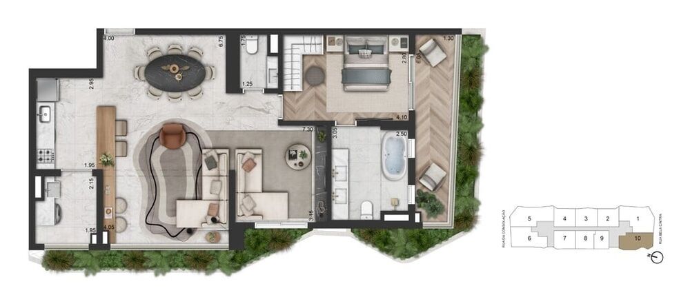 Apartamento, 1 quarto, 56 m² - Foto 4