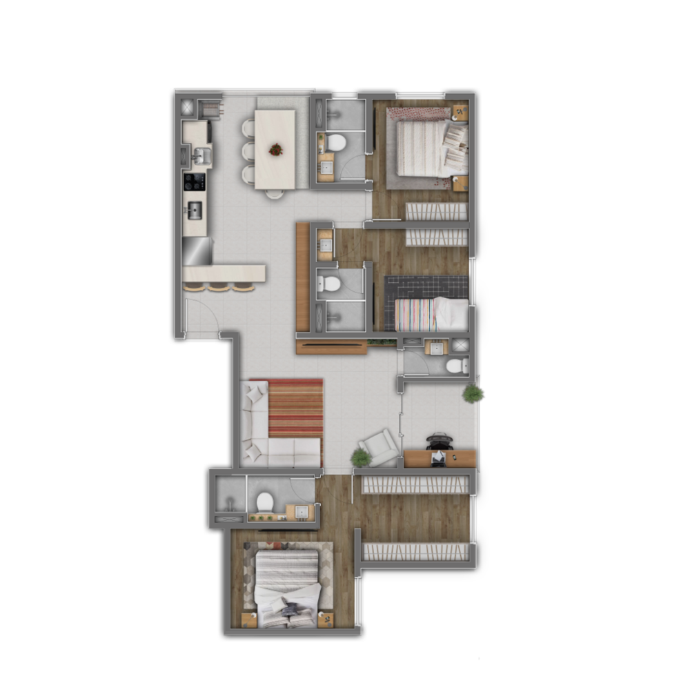 Apartamento, 2 quartos, 81 m² - Foto 4