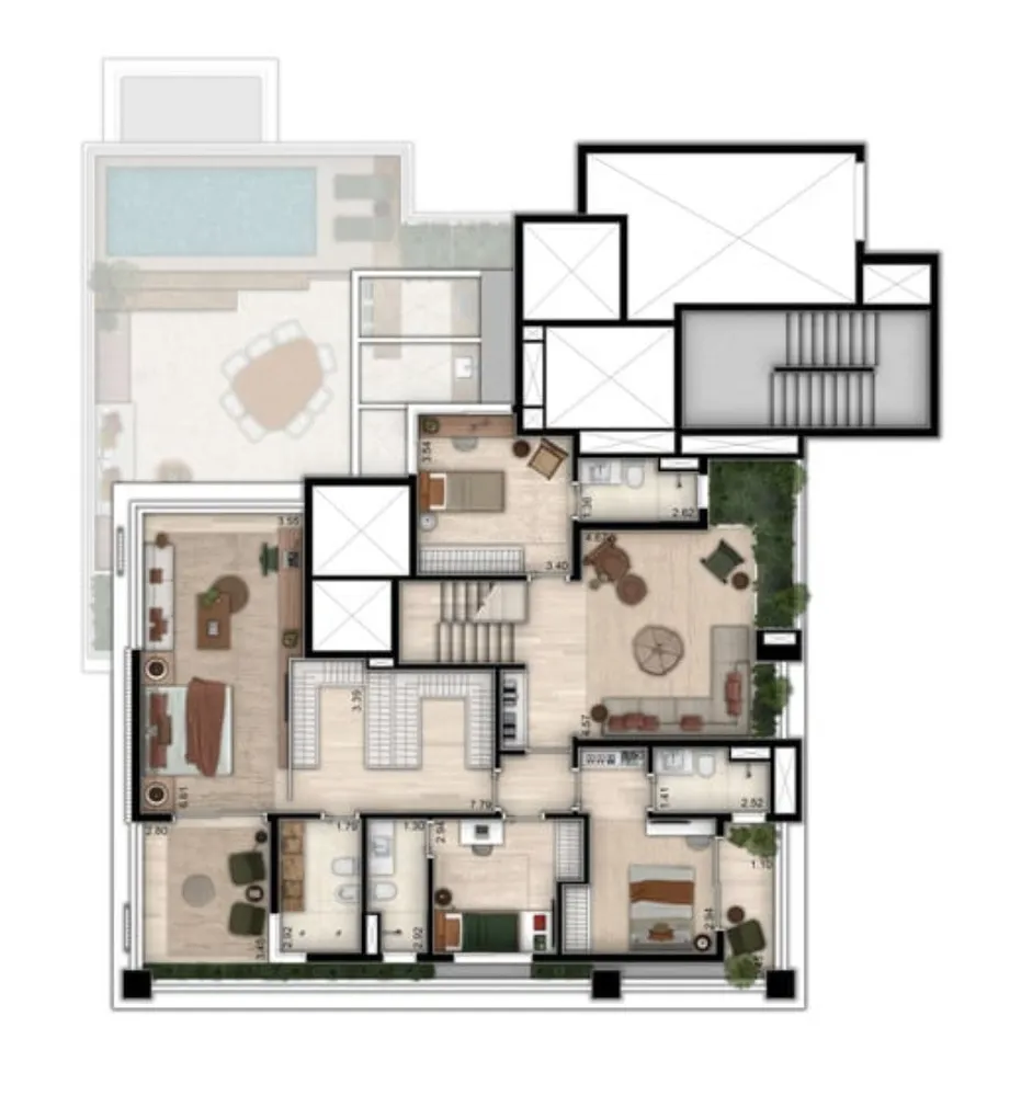 Apartamento, 4 quartos, 237 m² - Foto 8