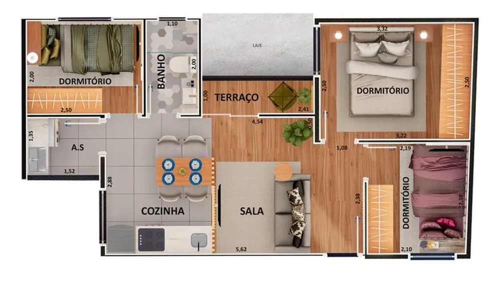 Apartamento, 1 quarto, 20 m² - Foto 12