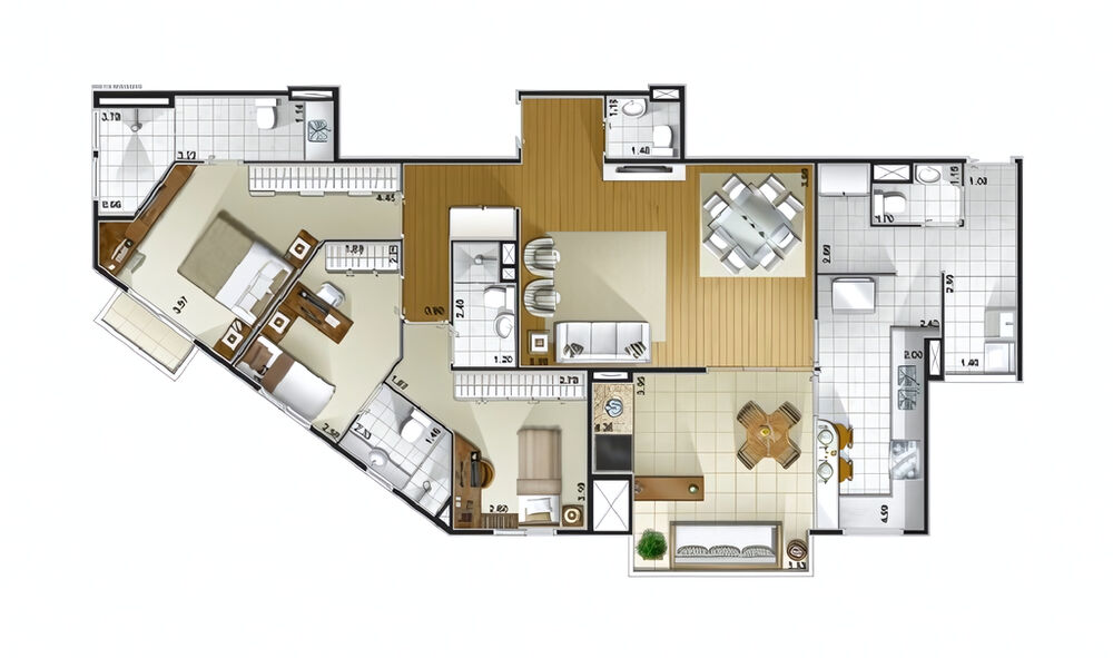 Apartamento, 3 quartos, 132 m² - Foto 4
