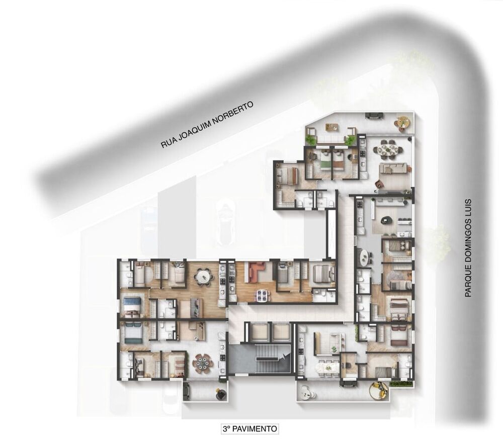 Apartamento, 3 quartos, 53 m² - Foto 3