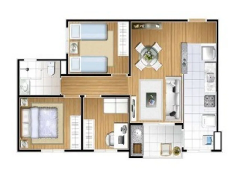 Apartamento, 2 quartos, 49 m² - Foto 6