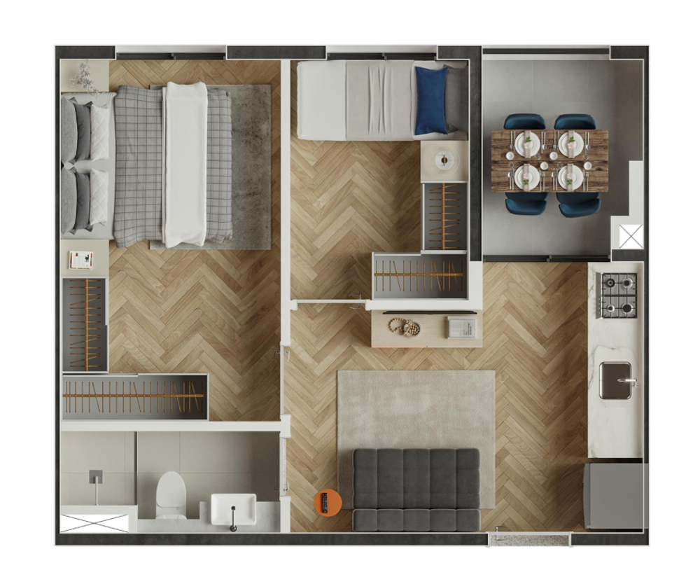 Apartamento, 1 quarto, 41 m² - Foto 6