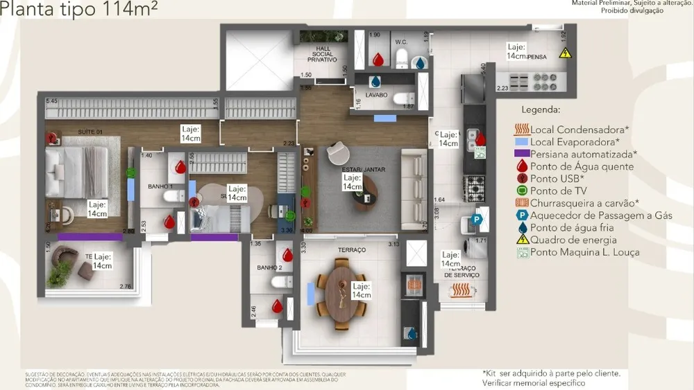 Apartamento, 2 quartos, 114 m² - Foto 6