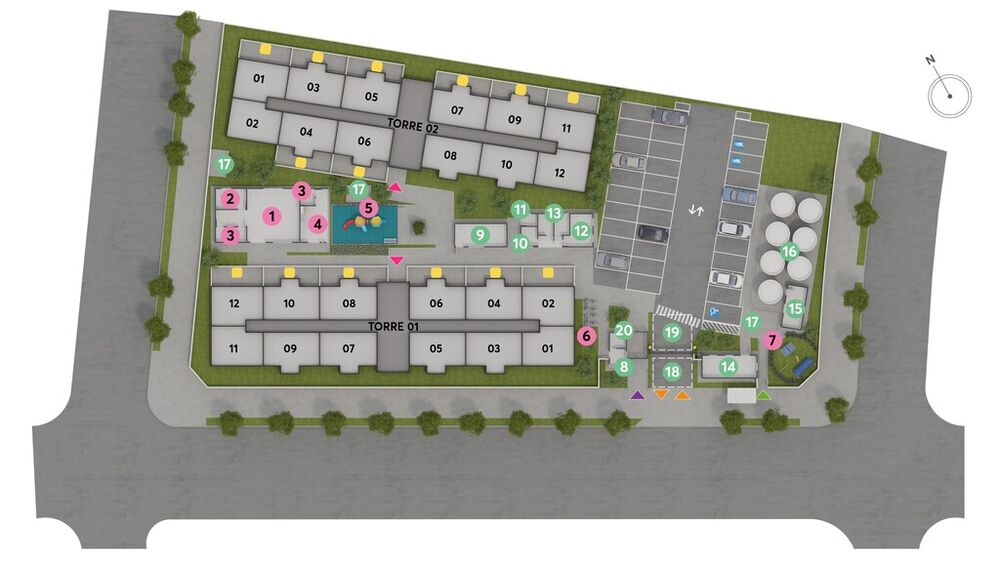 Apartamento à venda com 2 quartos, 34m² - Foto 10