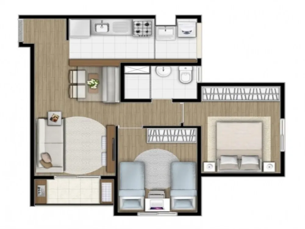 Apartamento, 2 quartos, 48 m² - Foto 10