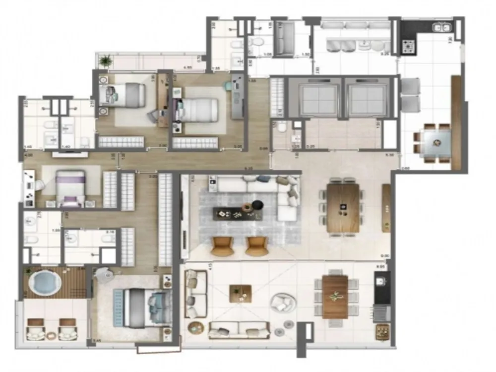 Cobertura, 4 quartos, 481 m² - Foto 11