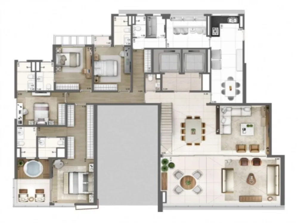 Cobertura, 4 quartos, 481 m² - Foto 12