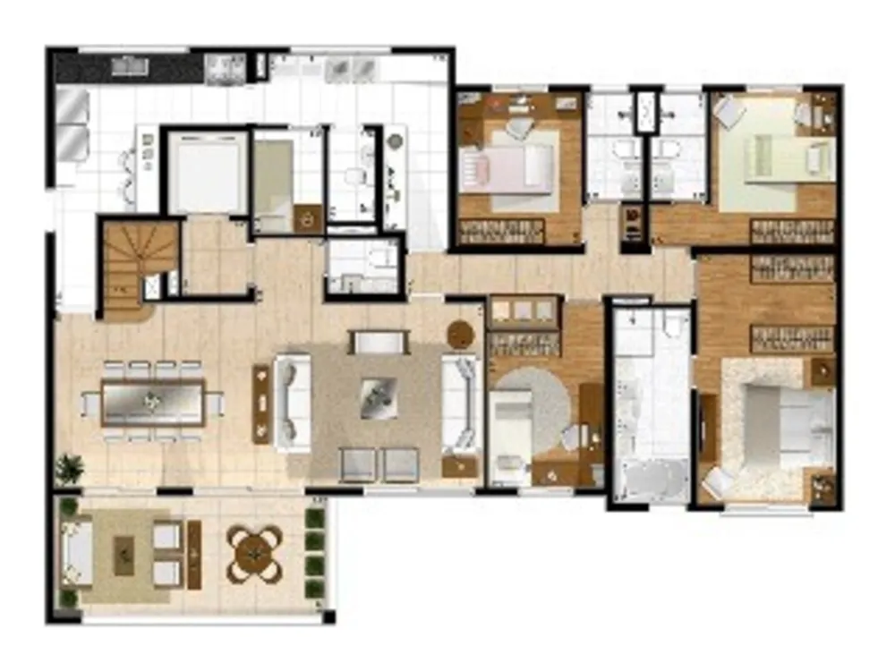 Apartamento, 4 quartos, 214 m² - Foto 11