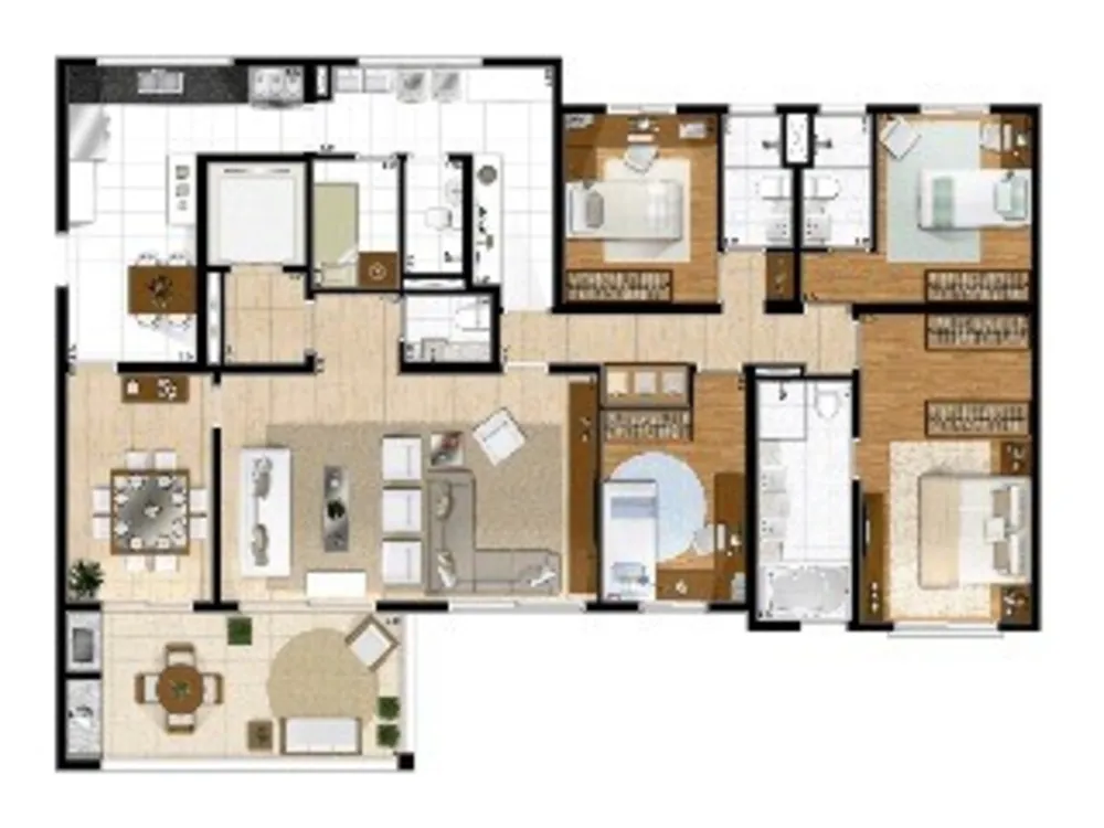 Apartamento, 4 quartos, 214 m² - Foto 9