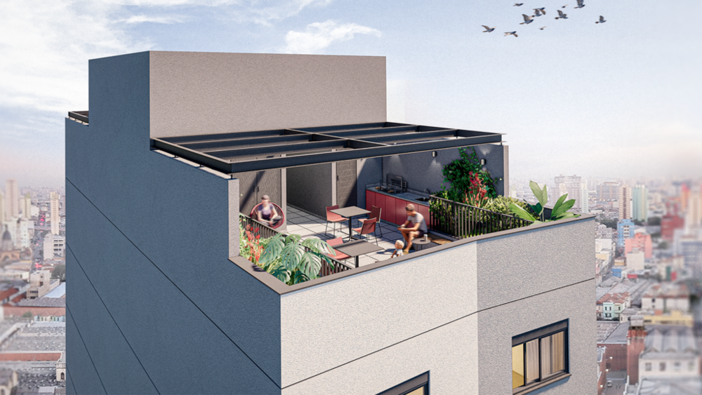 Apartamento, 1 quarto, 28 m² - Foto 2