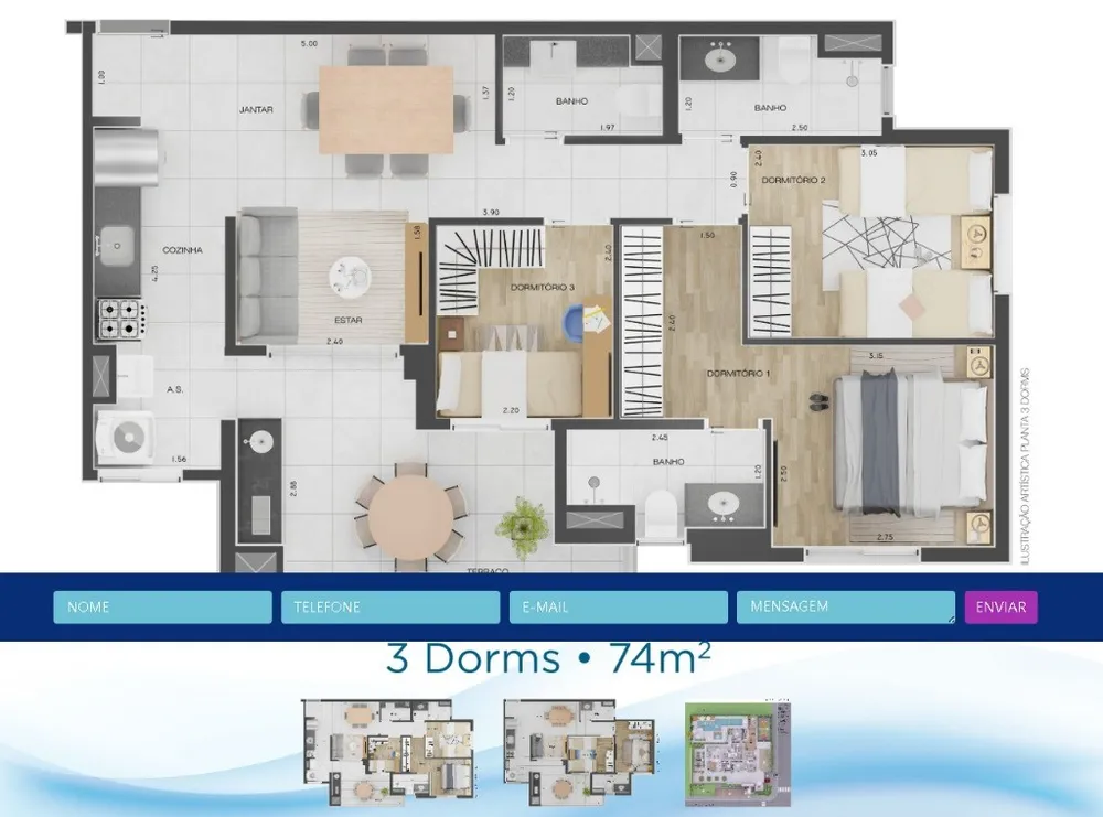 Apartamento, 2 quartos, 63 m² - Foto 6