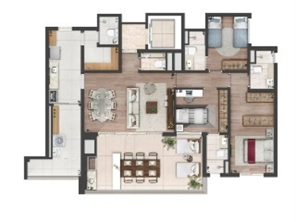 Apartamento, 3 quartos, 137 m² - Foto 12