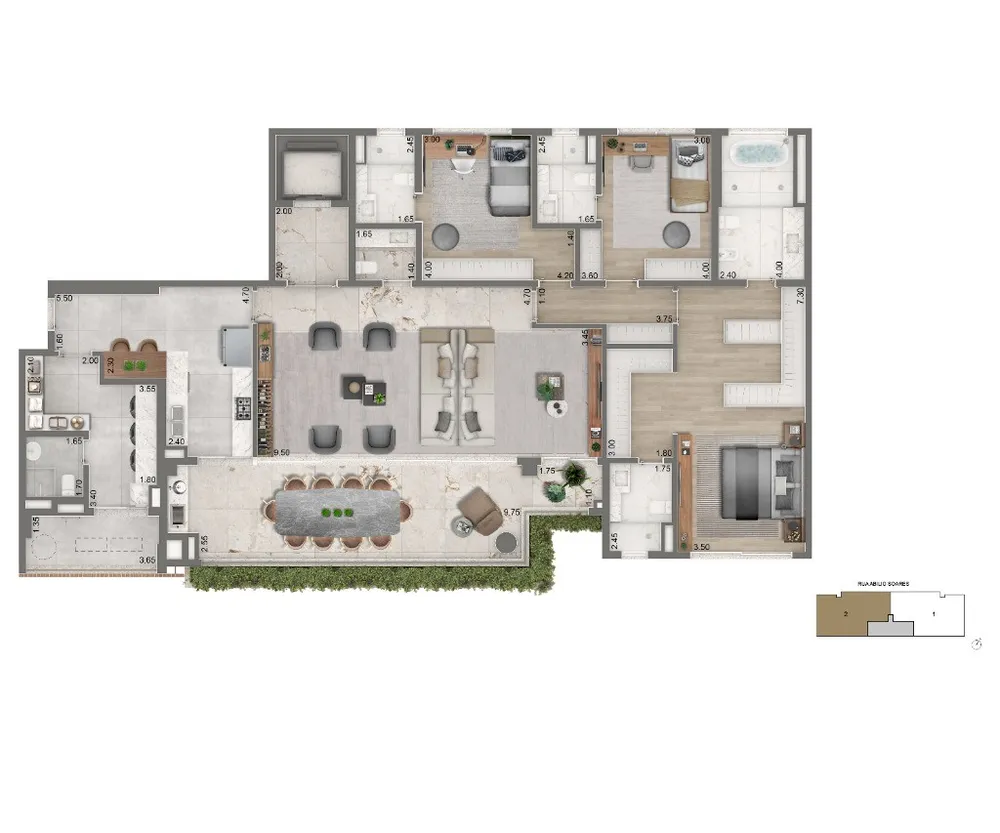 Apartamento, 4 quartos, 355 m² - Foto 8