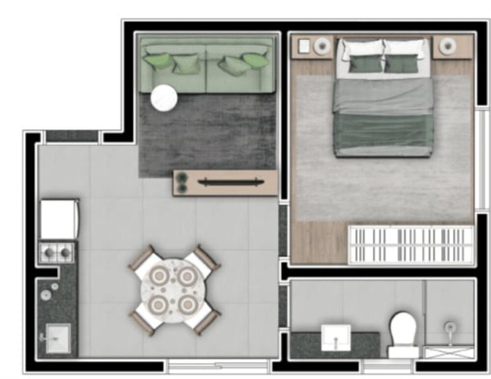 Apartamento, 2 quartos, 41 m² - Foto 6