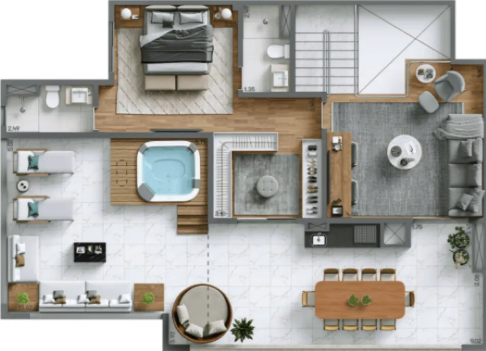 Apartamento, 4 quartos, 125 m² - Foto 11