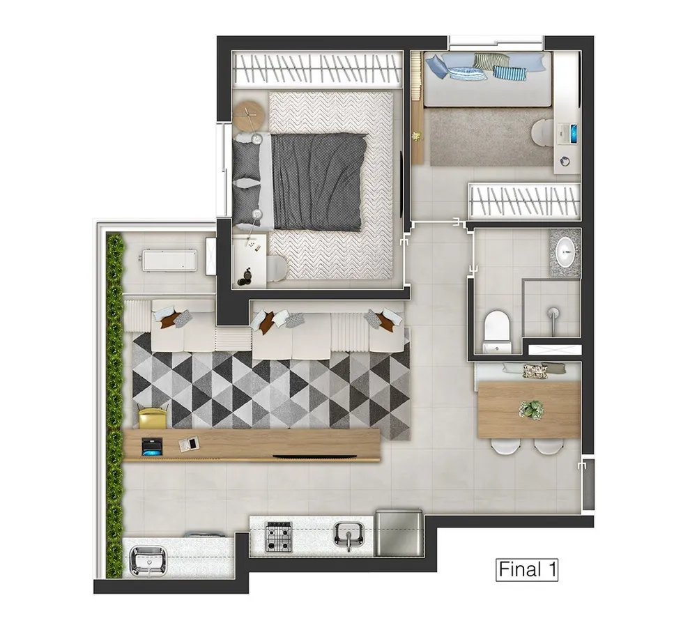 Apartamento, 2 quartos, 50 m² - Foto 11