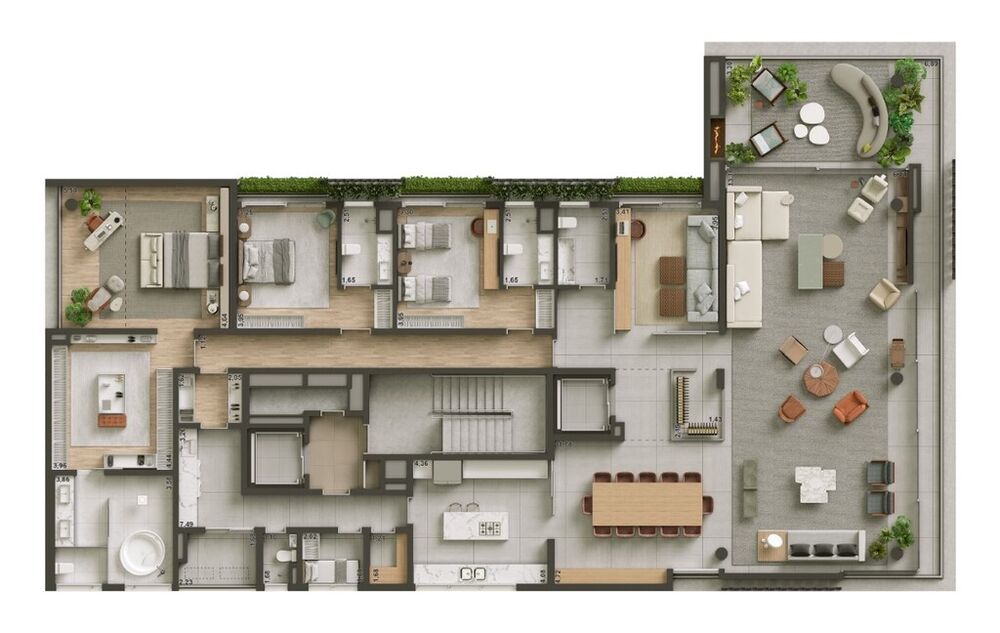 Apartamento, 4 quartos, 398 m² - Foto 6