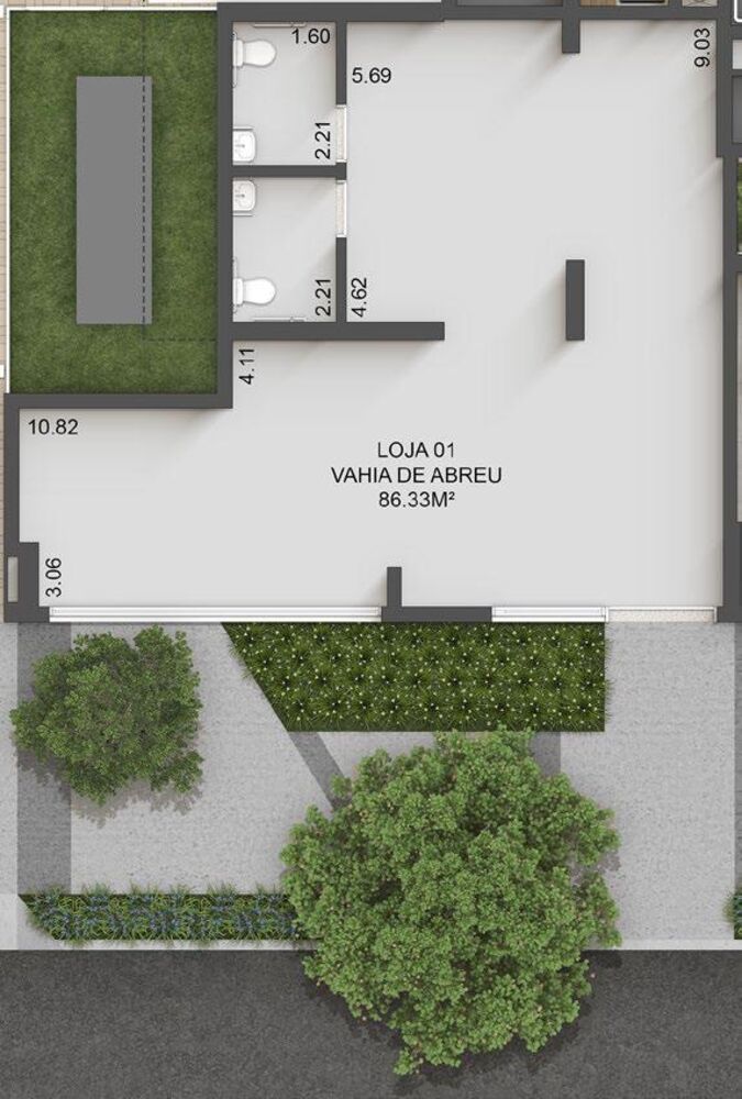 Loja-Salão, 97 m² - Foto 3