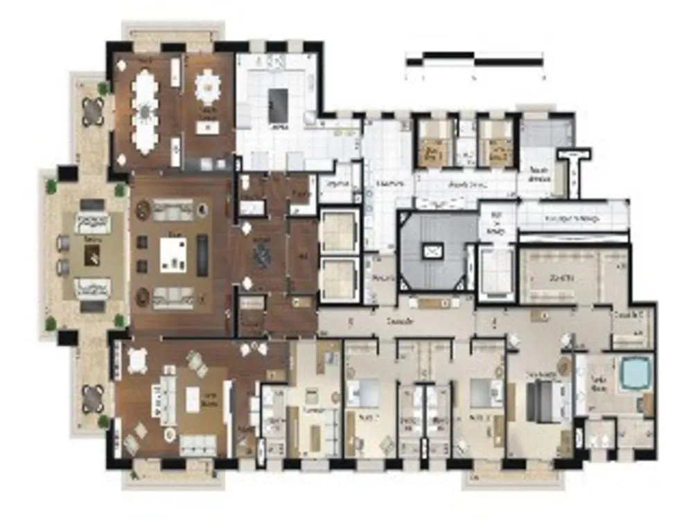Apartamento, 4 quartos, 405 m² - Foto 8