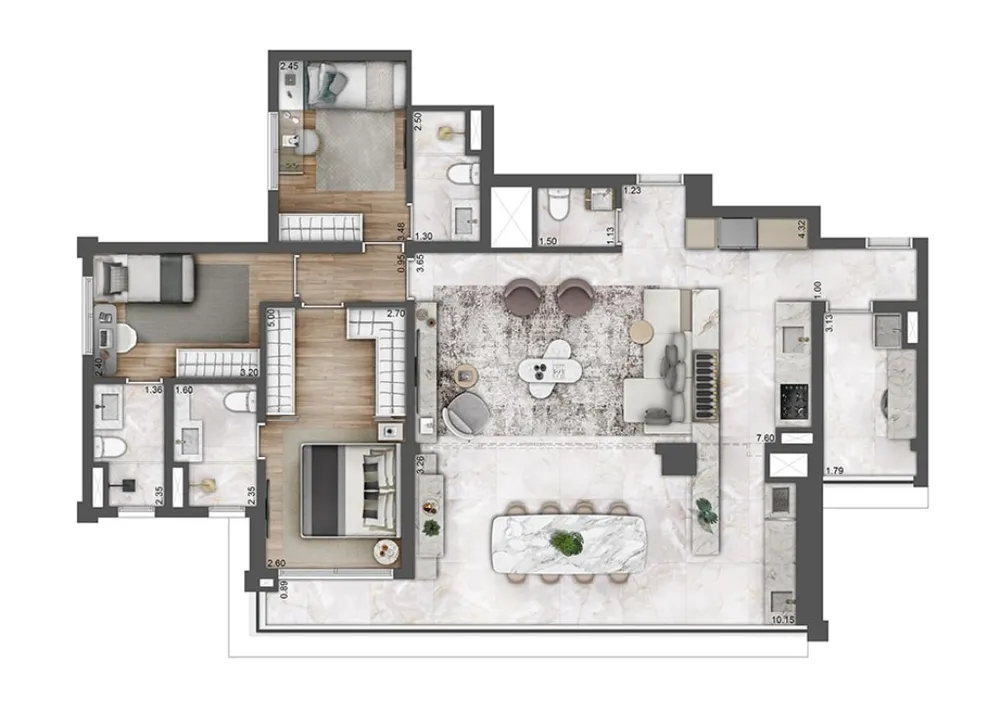 Apartamento, 2 quartos, 107 m² - Foto 11