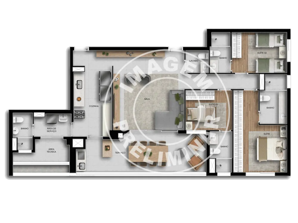 Apartamento, 3 quartos, 90 m² - Foto 12