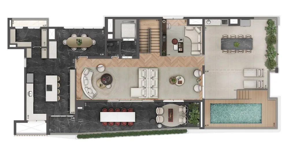 Apartamento, 3 quartos, 203 m² - Foto 8