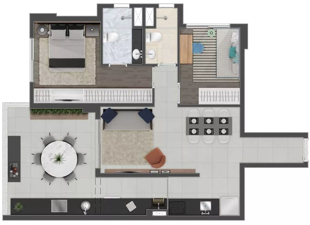 Apartamento, 1 quarto, 74 m² - Foto 8