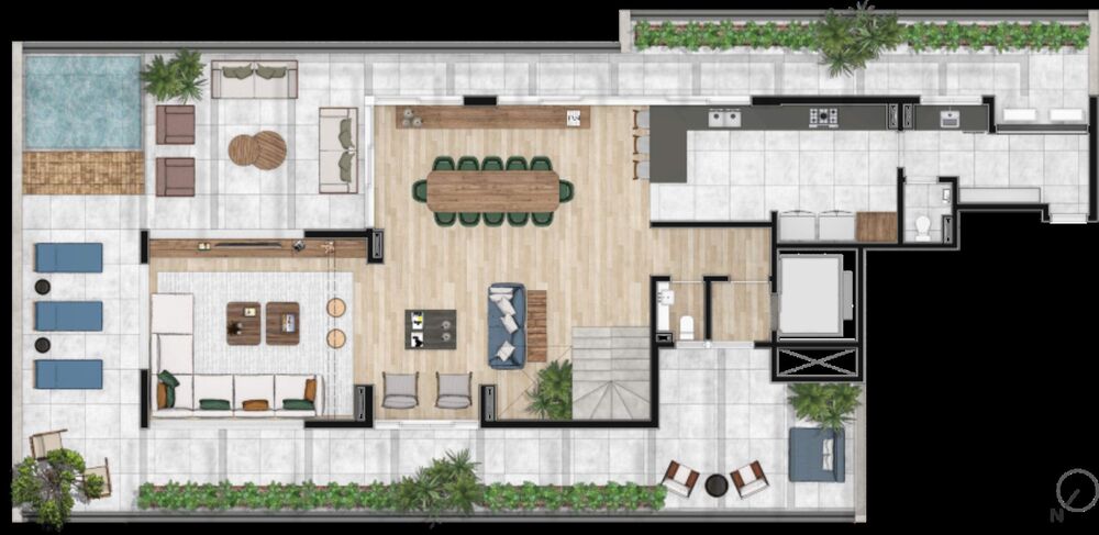 Apartamento, 3 quartos, 194 m² - Foto 3