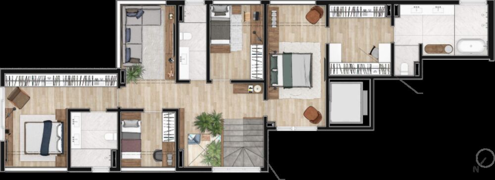 Apartamento, 3 quartos, 194 m² - Foto 4