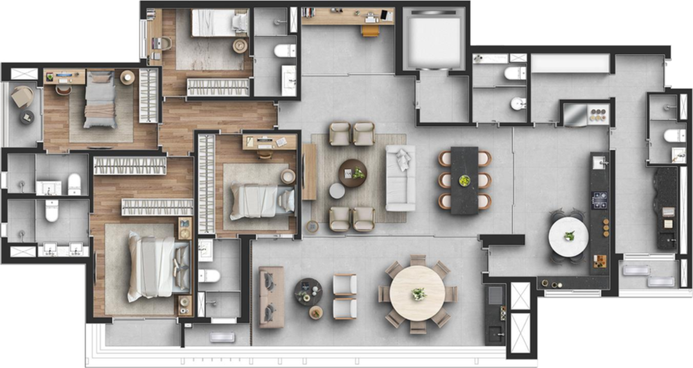 Apartamento, 4 quartos, 210 m² - Foto 7
