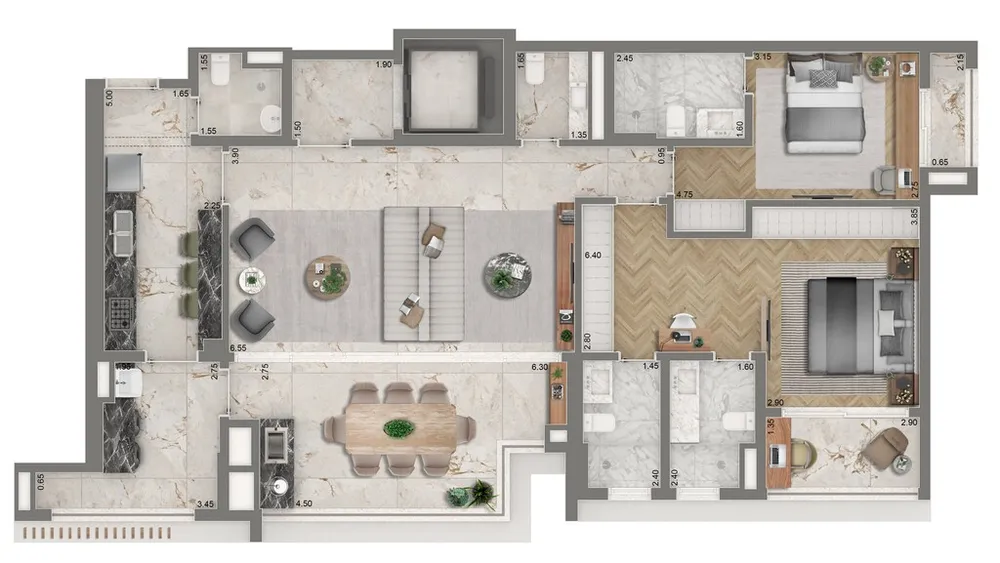 Apartamento, 4 quartos, 210 m² - Foto 8