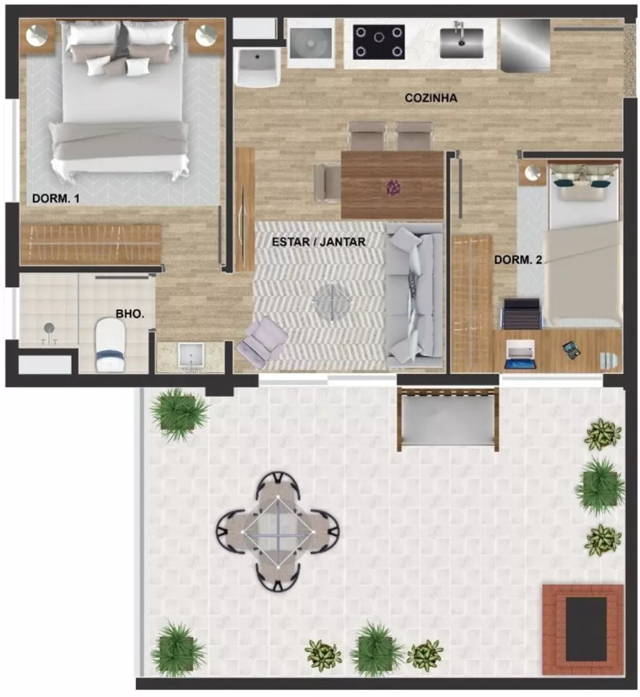 Apartamento à venda com 2 quartos, 33m² - Foto 17