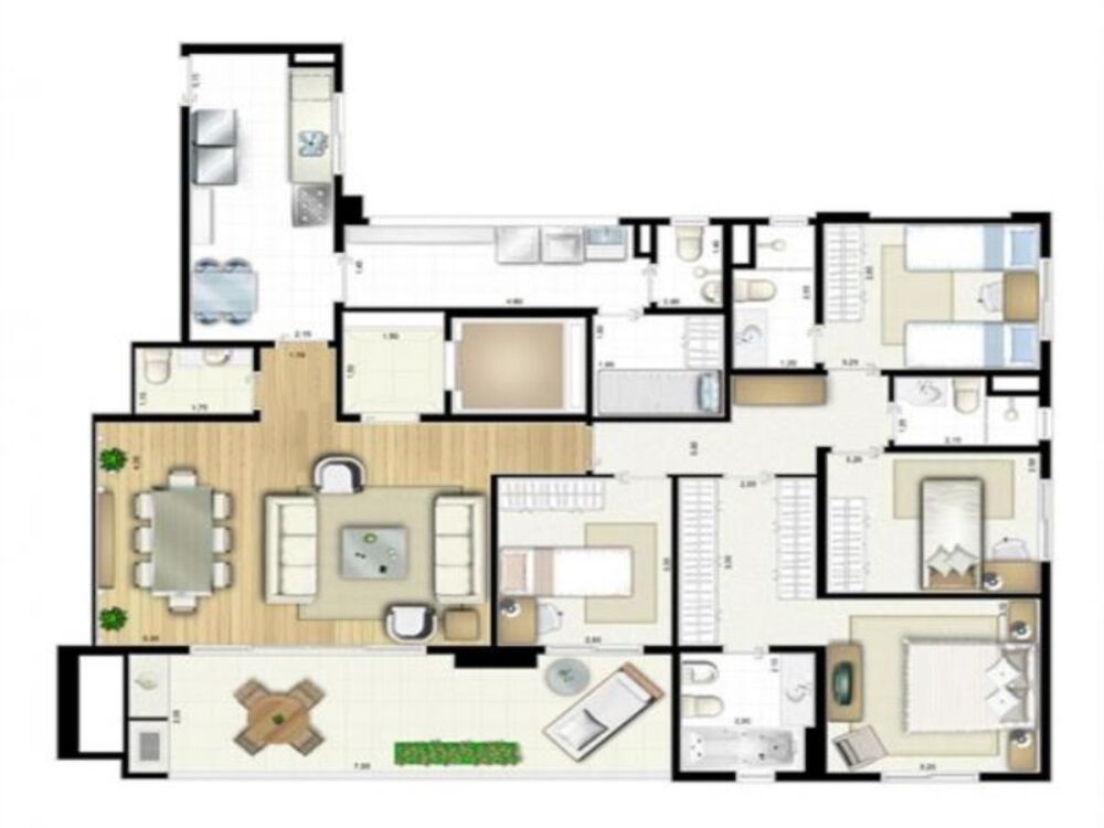 Apartamento, 3 quartos, 146 m² - Foto 3